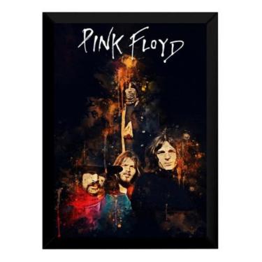 Imagem de Lindo Quadro Banda Pink Floyd Arte Pintura Digital 42x29cm - Fanarte