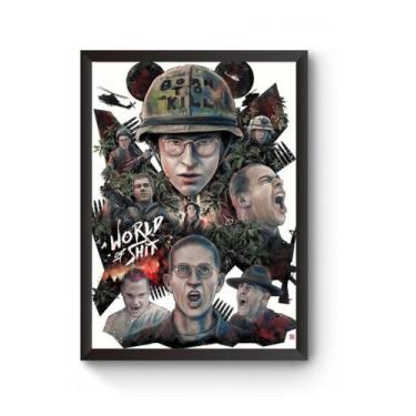 Imagem de Poster Moldurado Nascido Para Matar Quadro - Fanarte