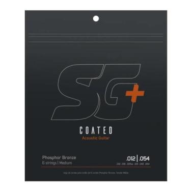 Imagem de Encordoamento para Violão Bronze Fósforo SG Tensão Média