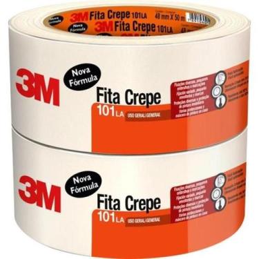 Imagem de Fita Crepe 48x50 101LA Bege 3M - PCT / 2