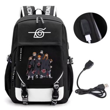 Imagem de Mochila Huoying Naruto Akatsuki Pattern de grande capacidade