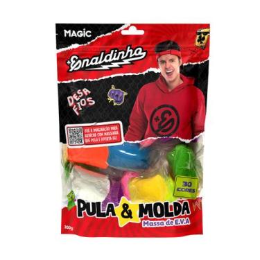 Imagem de Massa de E.V.A Magic Kids Pula e Molda 30 Cores Enaldinho