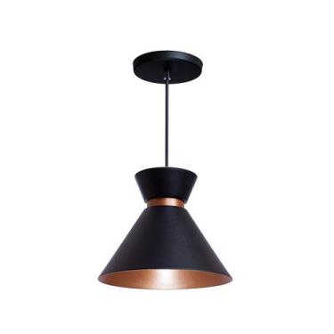 Imagem de Pendente Lustre Luminária Berlim 15cm Moderno - Iluminar Ambiente, Pre