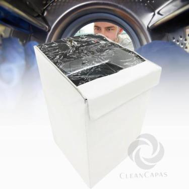 Imagem de  capa para máquina de lavar panasonic 18kg transparente - Clean Capas 