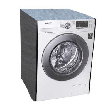 Imagem de Capa Maquina Lava E Seca Samsung 11 Kg Ziper Transparente Grafite - VI