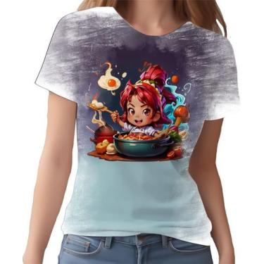 Imagem de Camiseta Camisa Tshirt Chefe Men.ina Cozinheira Cozinha 2 - Enjoy Shop