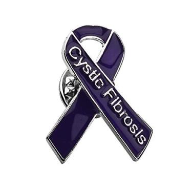 Imagem de Presente de conscientização da fibrose cística presente de conscientização da fibrose cística roxo presente de guerreiro fibrose cística, Metal