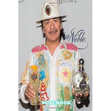 Imagem de Notebook : Carlos Santana Santana Rock band Notebook 100 pages | Collage Lined Pages Journal | Thankgiving Notebook | Diary For Students, Teens, and Kids #93