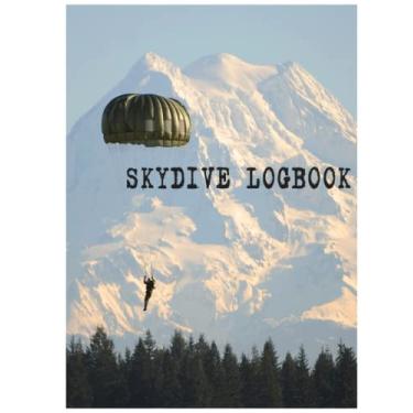 Imagem de Skydive Logbook: parachute jump LogBook , Skydiving Record Journal, Logbook for jumps, 120 Pages .