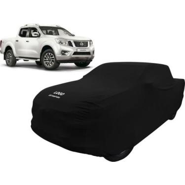 Imagem de Capa Automotiva Nissan Frontier Tecido Helanca Cor Preta - Mz, Preta