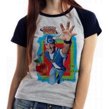 Imagem de Baby look blusa feminina ou Camiseta unissex Lazy Town Sportacus - Emp