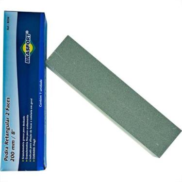 Imagem de Pedra Afiar Retangular Dupla Face Brasfort 8'' - 8036 - BRASFORT / BRA