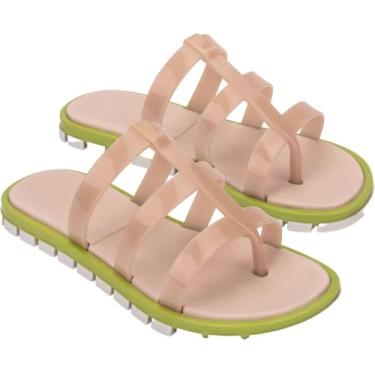 Imagem de Melissa - Tênis feminino Path Slide, Rosa leitoso/verde, 36
