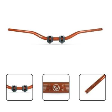 Imagem de Guidão Baixo Vyrus Fat Bar 28mm Trilha Motocross, Laranja