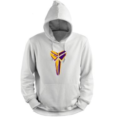 Imagem de Blusa Moletom Capuz Basquete Kobe Bryantt Basketball - Loja White Mamb
