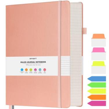 Imagem de Caderno OFFIGIFT College Ruled B5 - 314 Páginas - Rosa