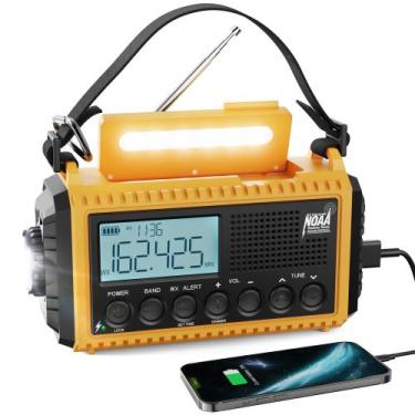 Imagem de Rádio de Emergência Raynic 5000 - Solar e Manual (Manivela)