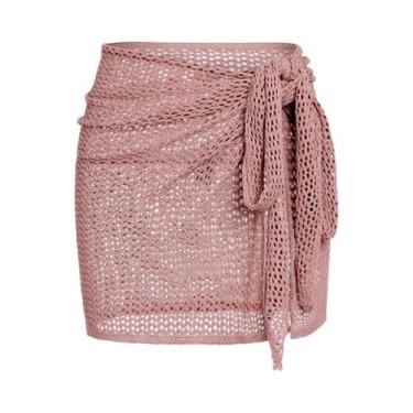 Imagem de Saia Curta de Malha com Fenda - Sexy e Ideal para o Verão, BR-G2, Cor 