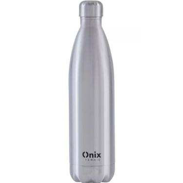 Imagem de Garrafa Térmica 1 Litro em Inox á Vácuo mantém gelada por 12 horas e quente por 6 horas