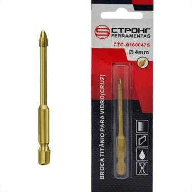 Imagem de Broca P/Vidro Ctpohr 04Mm Cruz Sext - STRONG