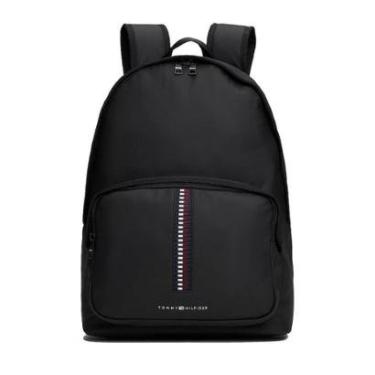 Imagem de Mochila Tommy Hilfiger Corporate Woven Dome 15 Litros Preto-Masculino