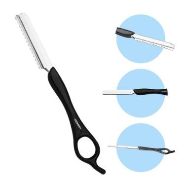 Imagem de Navalha de Barbear Barbeiro Cabelereiro Rosto Profissional para Desfia