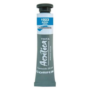 Imagem de Tinta Acrílica Corfix 20ml Fluorescente - 84020, 1023 - AZUL