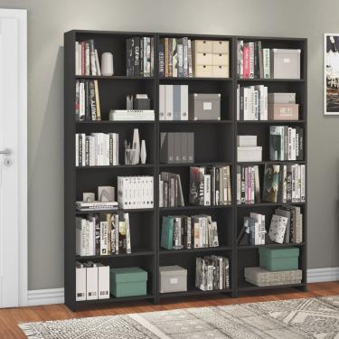 Imagem de Kit 3 Estantes para Livros LV200