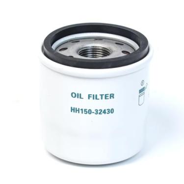 Imagem de BCXFORK HH1J0-32430 HH150-32430 Filtro de óleo compatível com Kubota BX2200 BX2660 B1550 B2920 B7510 F2880 RTV-X1100 KH36 ZD1211 GL6500S Zero Turn Escavadeira para Cortador de Grama Motor gerador