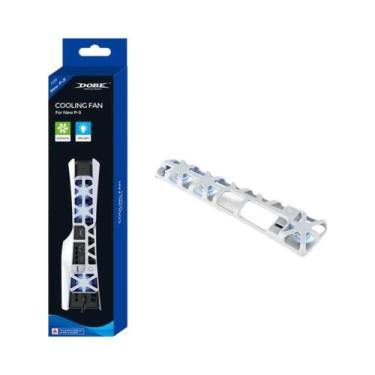 Imagem de Cooler com LED para PS5 Slim - 3 Portas USB 3.0 e Velocidade Rotativa 