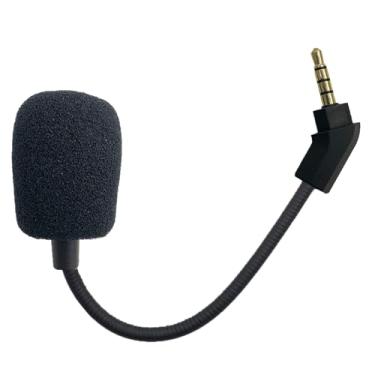 Imagem de NewTH Replacement Game Microphone for Kingston HyperX Cloud Revolver S/Revolver Gaming Headsets Work on PS5 PS4 PC Xbox MAC,Detachable Noise Cancelling Crystal Clear Game Voice Mic Boom, 3.5mm Jack