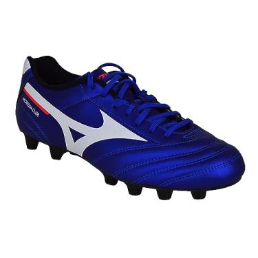 Imagem de Chuteira Mizuno Morelia Club MD Campo Adulto 107680680 Tamanho:43;Cor:Azul
