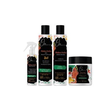 Imagem de Oxê Cosmetics Minhas Ondas Balm Máscara Hidratante e Gelatina e Modela