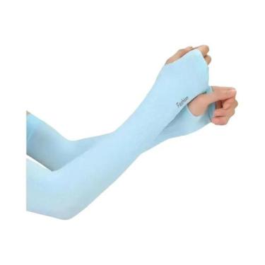 Imagem de Aquecedores de Braço Unissex com Proteção UV - Ideal para Corrida, Pes