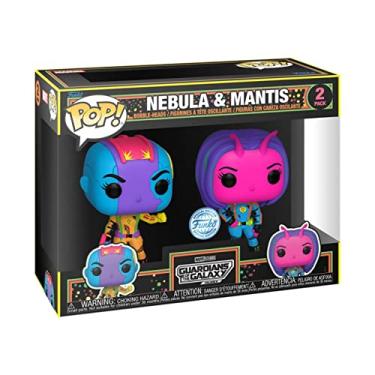 Imagem de Funko Pop! Nebra & Mantis - Guardiões da Galáxia - 2 Bonecos - Edição Limitada Exclusiva Blacklight Bobbleheads