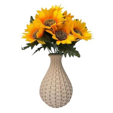 Imagem de Arranjo Vaso + Flor Girassol Planta Artificial(Areia)