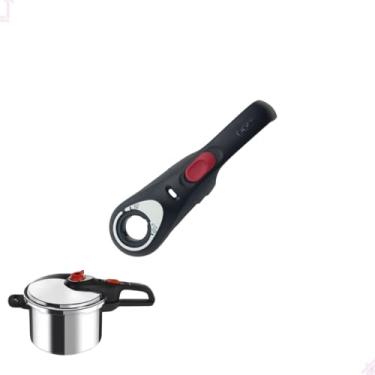 Imagem de Cabo Preto Da Tampa (Superior) Original Panela Pressão Clock Secure Inox 5,7 Litros Reposição