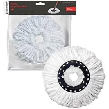 Imagem de Refil Mop Giratorio Microfibra Rodo Magico Limpeza Facil