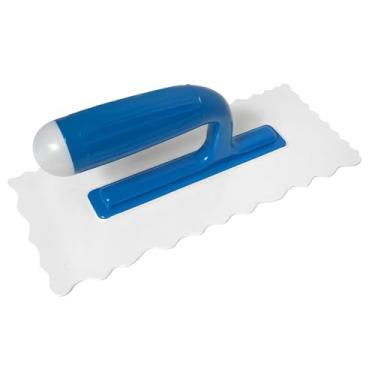 Imagem de Gralara Desempenadeira de acabamento Desempenadeira de alvenaria Cabo ergonômico Ferramenta para revestimentos de piscinas, Style a