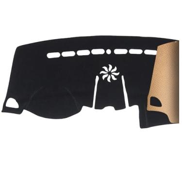 Imagem de QUYDDC Capa de painel adequada para Ford Edge 2015 2016 2017 2018-2024 (serve para veículos sem modelos HUD) | Antirreflexo, proteção solar, à prova de poeira, à prova de UV | Capas de painel