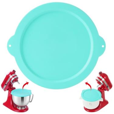 Imagem de Tampa de silicone compatível com tigela de mistura de sorvete KitchenAid de 2 litros e tigela de aço inoxidável de 5 litros, segura para lava-louças, micro-ondas até 200 °C (200.0 °C), segura para