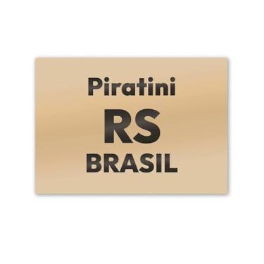Imagem de Imã de Geladeira Piratini RS MDF 8cm x 5cm para Decorativo