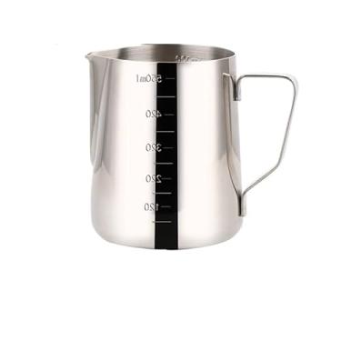 Imagem de Leiteira Inox 350ml e 550ml Cremeira Pitcher Barista Jarra (550ml)