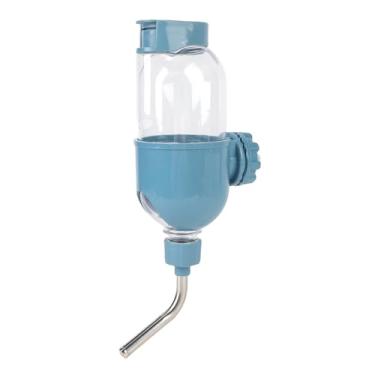 Imagem de Phefop Grande Capacidade de 500 Ml Pendurando o Dispensador de Caixas de Garrafa de água para Animais de Estimação Com Design de Miçanga Dupla Anti -refluxo Salvando Material Robusto (Azul)