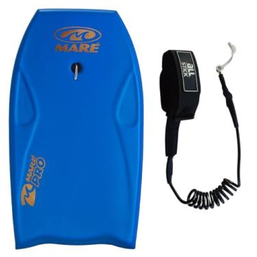 Imagem de Prancha Bodyboard Semi Profissional Maré Pró c/ Leash (Azul c/ Leash de Braço)