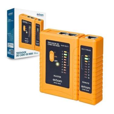 Imagem de Ferramentas Exbom Testador De Cabo Rj45 E Rj11 Bateria 9V Incluso Fepr