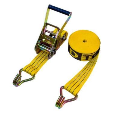 Imagem de Kit Catraca 3 Toneladas - 9 Metros - Fita Poliéster - Ferragens Aço Bi