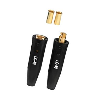 Imagem de KAIYUEMAOYI Conjunto de conectores de cabo para acessórios de máquina de solda 1/0 a 2/0 (50-70 mm2) 350 a, 1 Conjunto