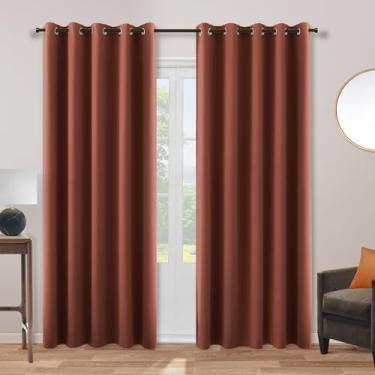 Imagem de Cortina de porta de pátio para porta de vidro deslizante, decorações para casa, escurecimento, cortinas extra largas para decoração de outono de 152, 62, 64, 66, grande, sala de estar, quarto, outono