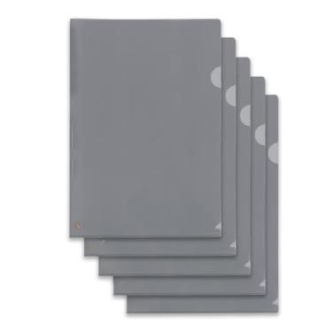 Imagem de Pacote com 50 Pastas L Organizadoras Escritorio Material Escolar e Projetos(FUMÊ)